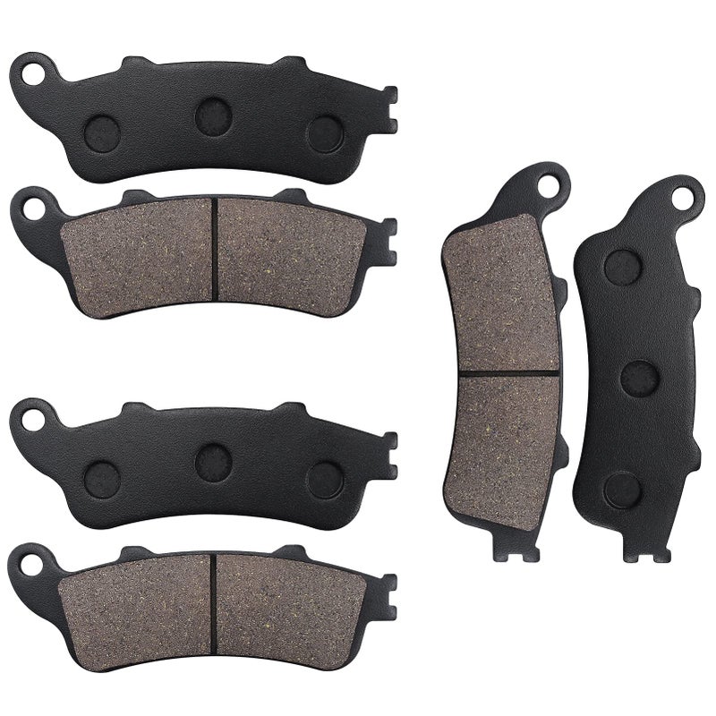 Yerbay VTX1800 Front and rear Brake Pads Compatible for honda VTX1800 All models 2002-2013 / GL1800 Goldwing All models 2001-2016/ CBR1100XX Blackbird 1997-2003 - Image 2